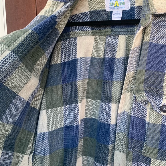 Plaid Flannel Jacket Size X Large - Picture 3 of 5